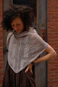 Peret shawl  - www.knittinginfrance.com